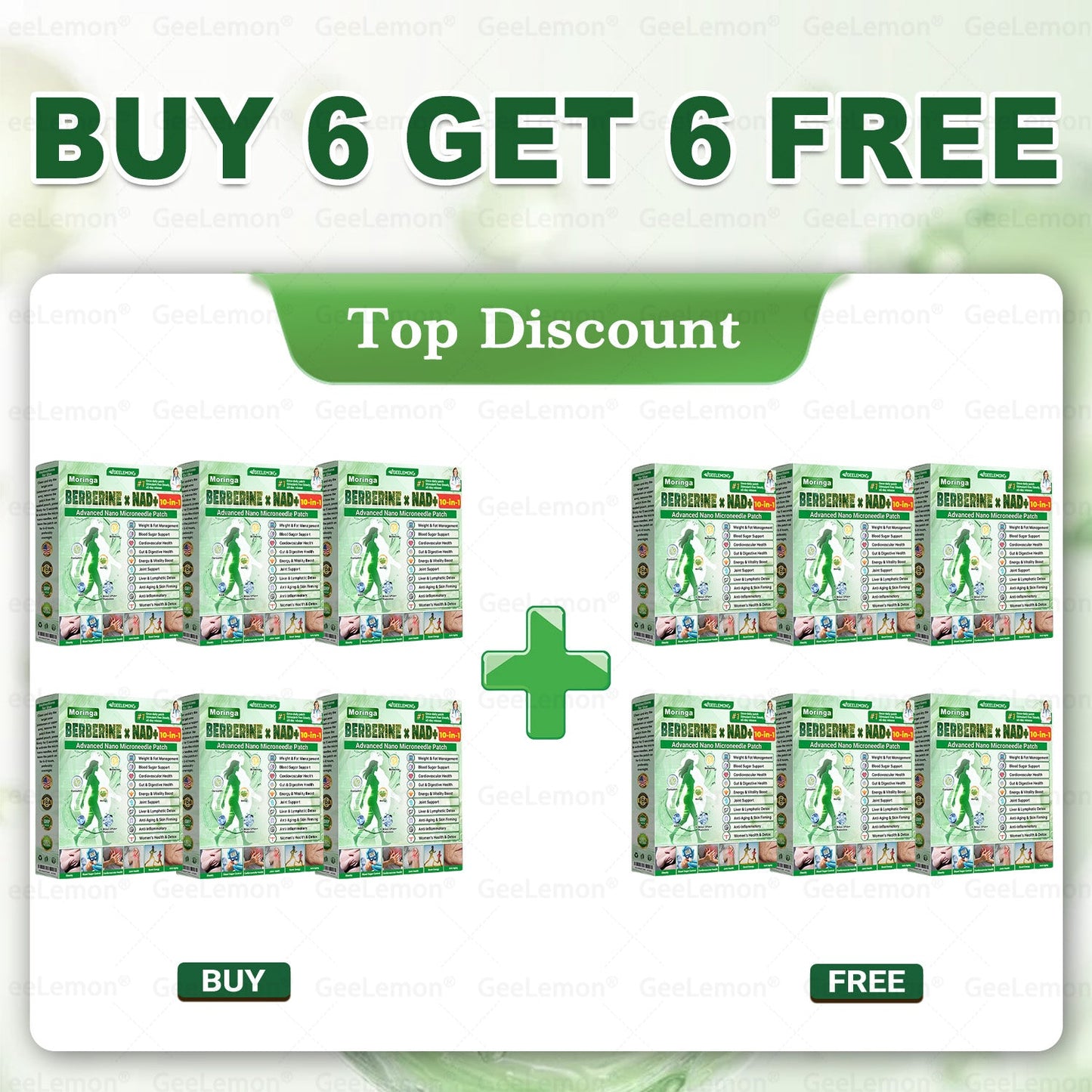 ⭐𝐆𝐞𝐞𝐋𝐞𝐦𝐨𝐧® 𝐌𝐨𝐫𝐢𝗻𝗴𝗮 · 𝐁𝐞𝐫𝐛𝗲𝗿𝗶𝗻𝗲 × 𝗡𝗔𝗗+ 𝟏𝟎 𝐢𝐧 𝟏 𝐀𝐝𝐯𝐚𝐧𝐜𝐞𝐝 𝗡𝗮𝗻𝗼 𝗠𝗶𝗰𝗿𝗼𝗻𝐞𝐞𝐝𝐥𝐞 𝐏𝐚𝐭𝗰𝗵👩‍⚕️👩‍⚕️(Just once a day, visible changes in 7 days) ✅ For obesity, loose skin, diabetes, and more.